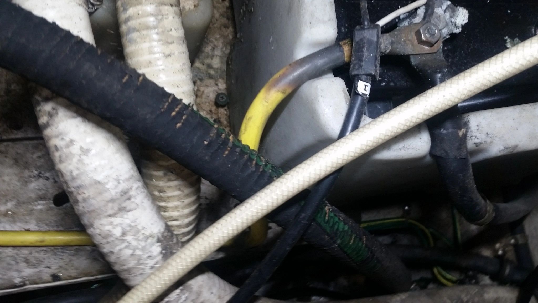 Cracked Raw Water Hose